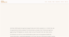 Desktop Screenshot of muehle-raebke.de